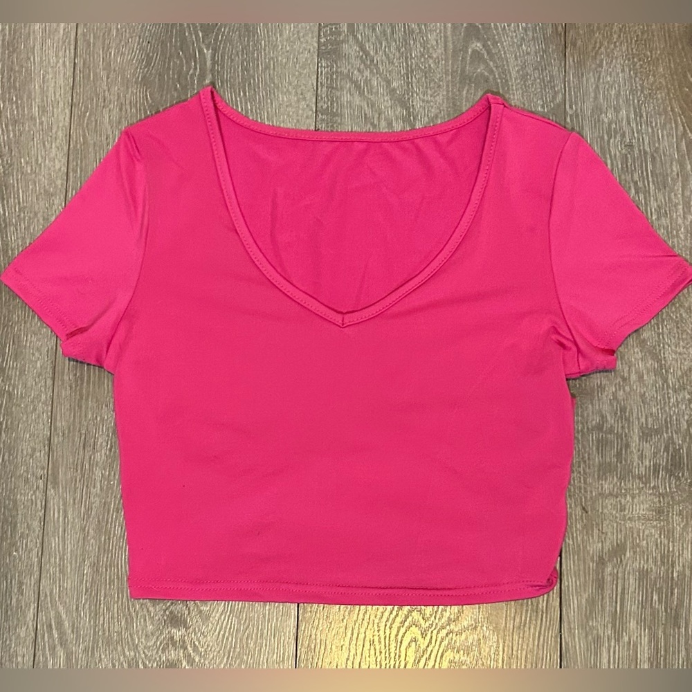 Hot Pink Crop Top